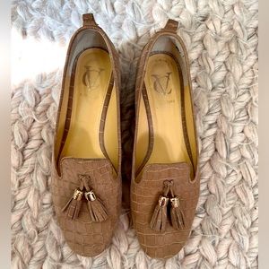Vero Cuoio Leather Loafers, 7.5
